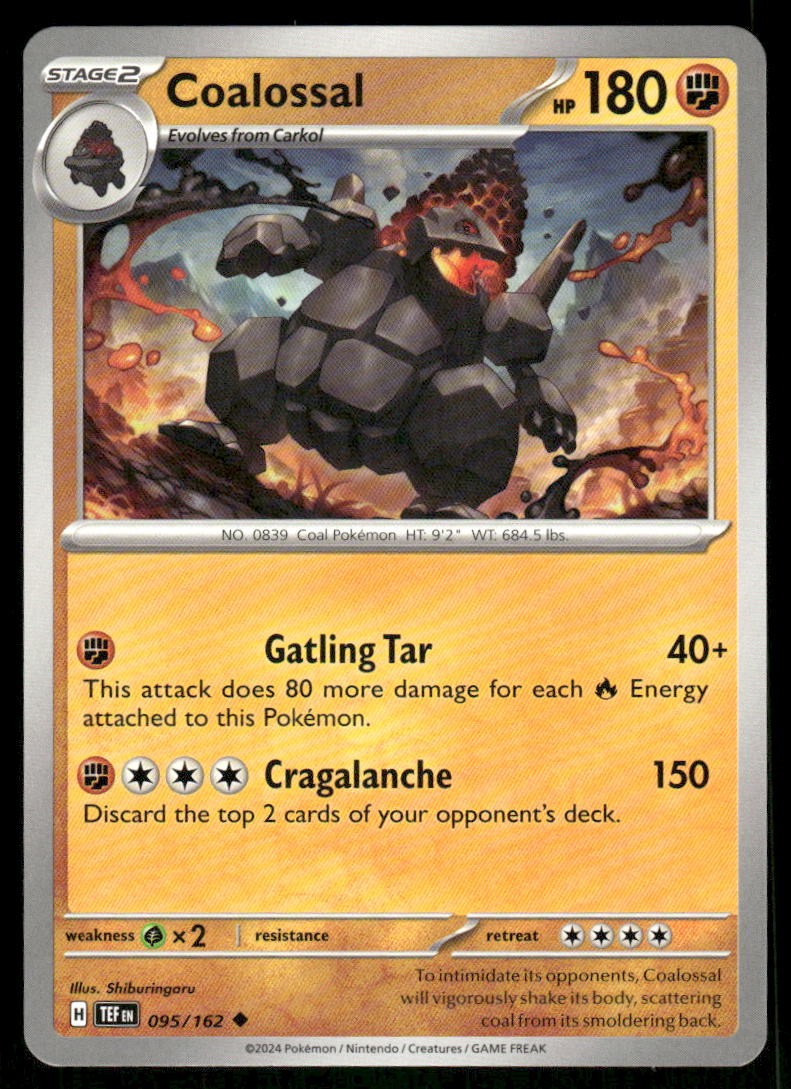 Coalossal 095/162 - Temporal Forces - Uncommon NM