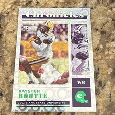Kayshon Boutte RC 2023 Chronicles Draft Picks #17 Circles LSU / Patriots Rookie 