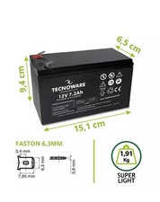 Tecnoware Power Systems - 12V Charge 7,2 Ah B...