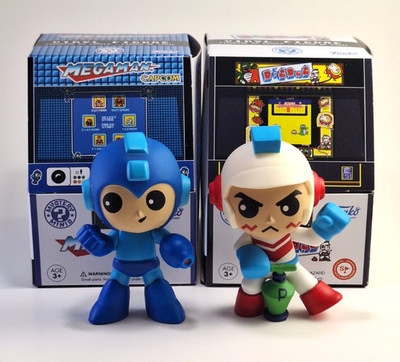 Mega Man & Dig Dug Funko Mystery Minis Retro Arcade Vinyl Figures Lot with Boxes