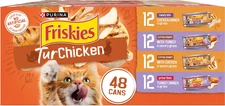 5.5-oz/80 Can Friskies TurChicken Variety Pack Canned Cat Food