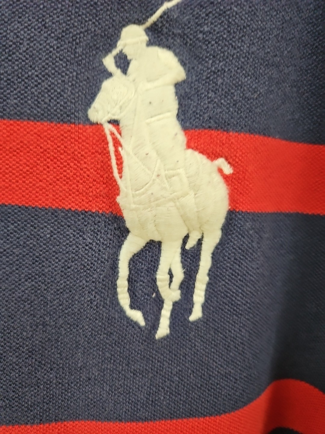 Polo Ralph Lauren Rugby Vintage Uomo Camicia Big Pony Personalizzata Vestibilità Xl