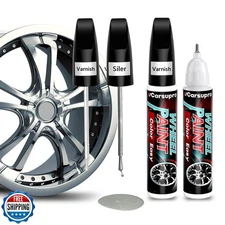 Silver wheel Touch Up Paint. Wheel Scratch Repair Pen. Car Rim Paint Pen Quic