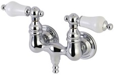 Kingston Brass AE36T Vintage Wall Mounted Clawfoot Tub Filler - Chrome