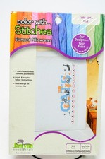 Janlynn Stamped Pillowcases Cats Embroidery Kit Set of 2 998-4004 NEW