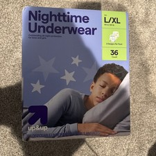 Unisex Nighttime Disposable Underwear - L/XL - 36ct - up up - For Boys Girls
