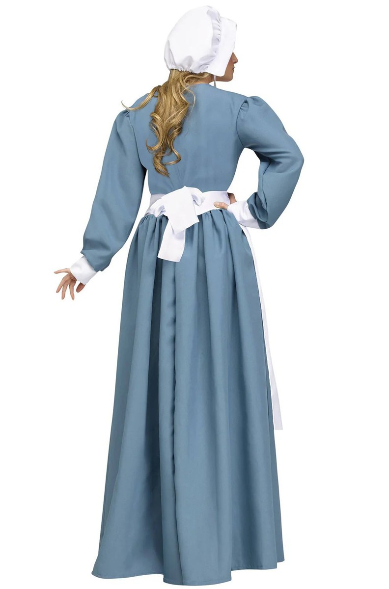 pilgrim dress Costume 1600s Jacobean Renaissance Faire by ModeDeLis, $60.00 (This is how REAL Plimoth Colony Pilgrims dressed!) this fun Thanksgiving costume will transport your back into time Pilgrim Girl Adult Costume Small/Medium