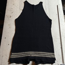 Vintage 1920s Wool Swimsuit Bathing Suit Art Deco 20s 30s Striped Distressed