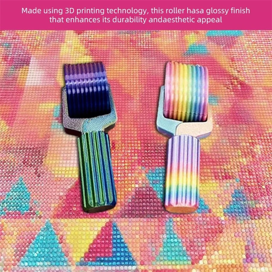 Herramienta de rodillo de pintura de diamantes impresa en 3D para herramienta hecha a mano hágalo usted mismo de diamantes hecha a mano Foto 3 de 4