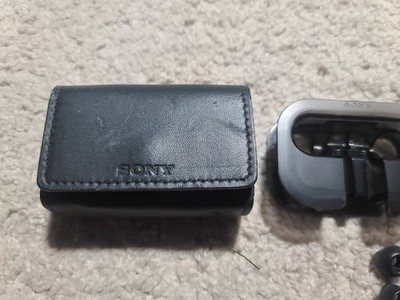 Genuine OEM Sony MDR-EX90 Wired Black Headphones W/ Case - USED