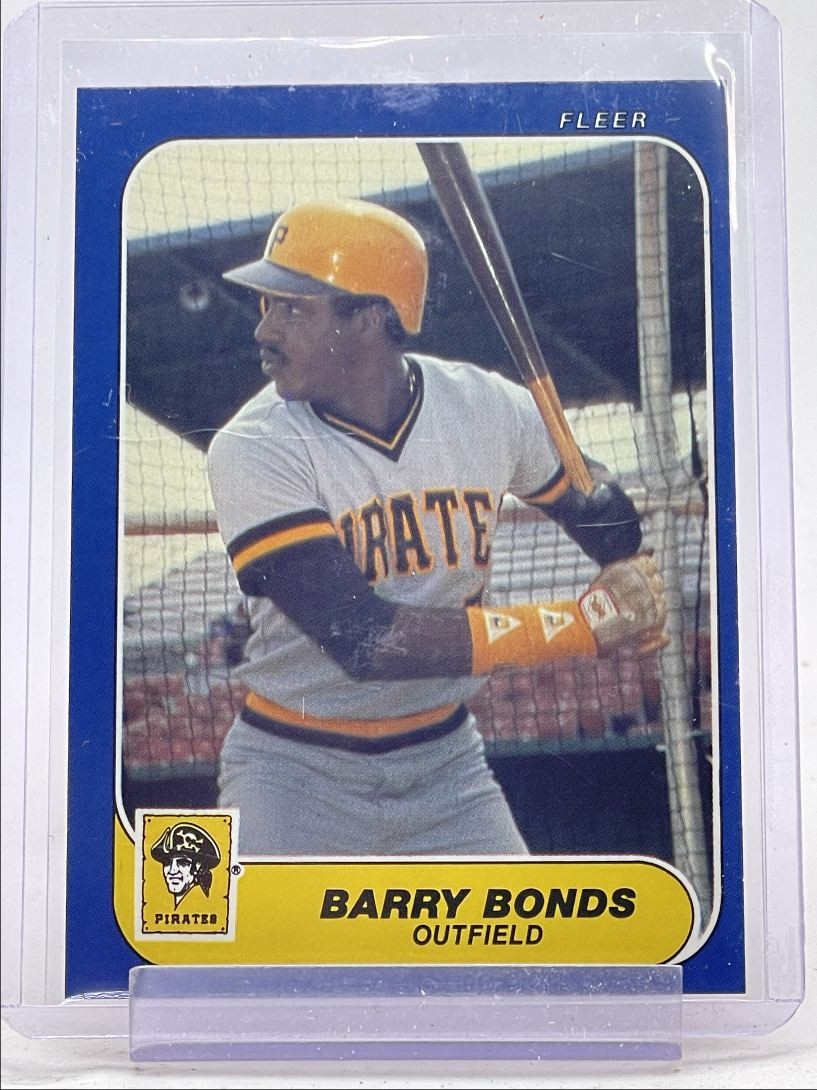 BARRY BONDS 1986 FLEER UPDATE BASEBALL ROOKIE PIRATES #U-14 RC Q4260