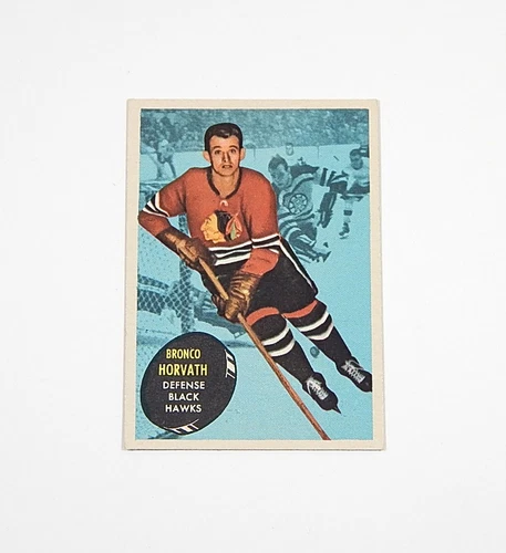 1961-62 Topps Bronco Horvath #40 Blackhawks Ex/Mt