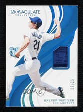 2019 Panini Immaculate Blue /25 Walker Buehler #62 s1i