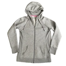 Xersion Xtreme Storm Long Sleeve Hoodie Gray Womens S Full Zip
