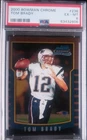 2000 BOWMAN CHROME #236 TOM BRADY ROOKIE RC PSA 6