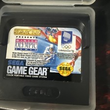 Sega Game Gear Game and Case US Gold Winter Olympic Games