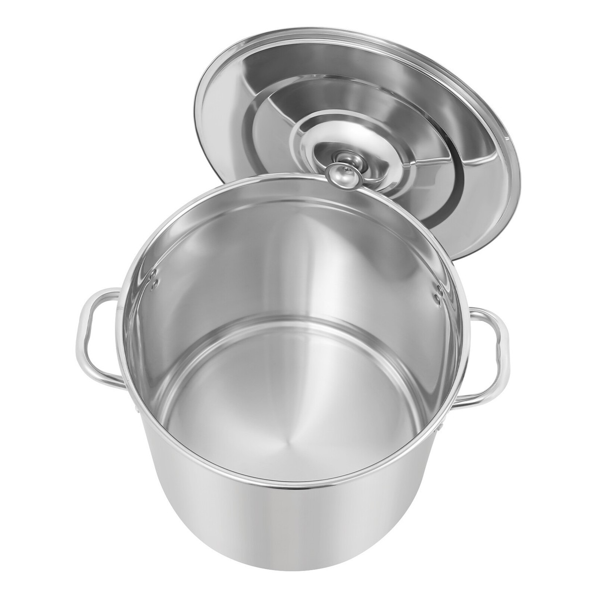 STOCK POT 36cm ステンレス鍋 33L 33 L Stainless Steel Stockpot with Lid - Large Commercial Soup Pot