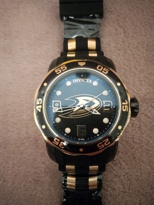 Invicta Herren NHL Anaheim Ducks 48Mm Quarz Uhr 42316, Neu, Gewerblich 