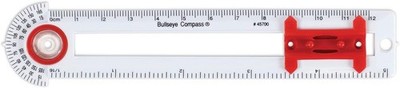Learning Resources SAFE-T Bullseye Compass, Ruler, Protractor, Early Geometry