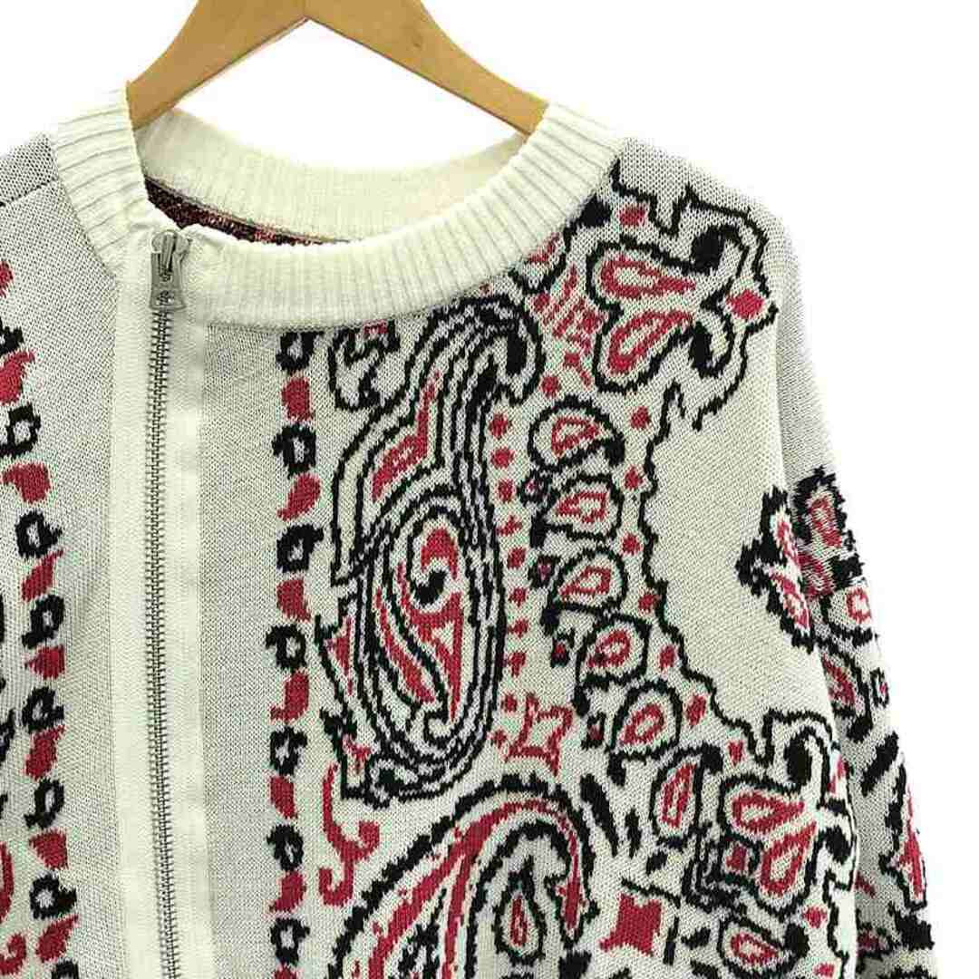 Sacai Sakai 2022 SS Bandana Knit Blouson Pattern Jacquard 2 Sacai Sakai 2022 SS Bandana Knit Blouson Pattern Jacquard 2