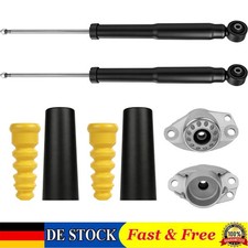 2x STOßDÄMPFER +DOMLAGER +PROTECTION-KIT HINTEN FÜR AUDI A1 8X VW FOX POLO 9N 6R