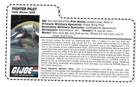 1997 GI JOE ACE A-10 THUNDERBOLT PILOT V4 FILE CARD RARE ARAH VINTAGE cobra ****