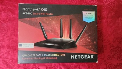 Netgear Nighthawk X4S WiFi Router AC2600 Wireless Dual-Band great condition