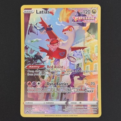 Pokemon TCG Karte Latias GG20/GG70 Crown Zenith Galarian Gallery - NM
