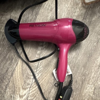 Revlon Standard Hair Dryer Blow Dryer in Pink & Black