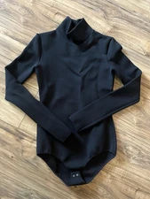 Maison Margiela Navy Long Sleeve Bodysuit