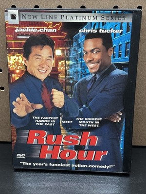 Rush Hour DVD Jackie Chan Chris Tucker 1998 Platinum Series Widescreen Action Co