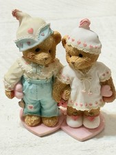 Cherished Teddies CRAIG and CHERI "Sweethearts Forever" 1995 Figurine 156485