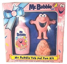 Nos Mr Bubble Tub Pal Fun Kit - Complete 1997 W/ Squeeze Toy Pink Box