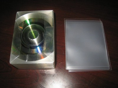 25 RARE RETANGULAR BUSINESS CARD CD-R ,S/S, 50MB,24X, JS406 & SLEEVE FREE SHIP