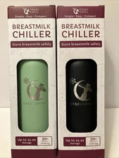 Lot Of 2 Ceres Chill Breastmilk Chiller 24oz Reusable Storage Container  New
