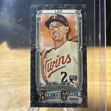 Brooks Lee RC 2025 Topps Allen & Ginter #73 Base Mini Black SP Minnesota Twins