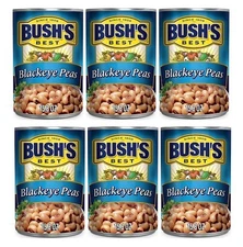 Bush's Best Blackeye Peas 6 Can Pack