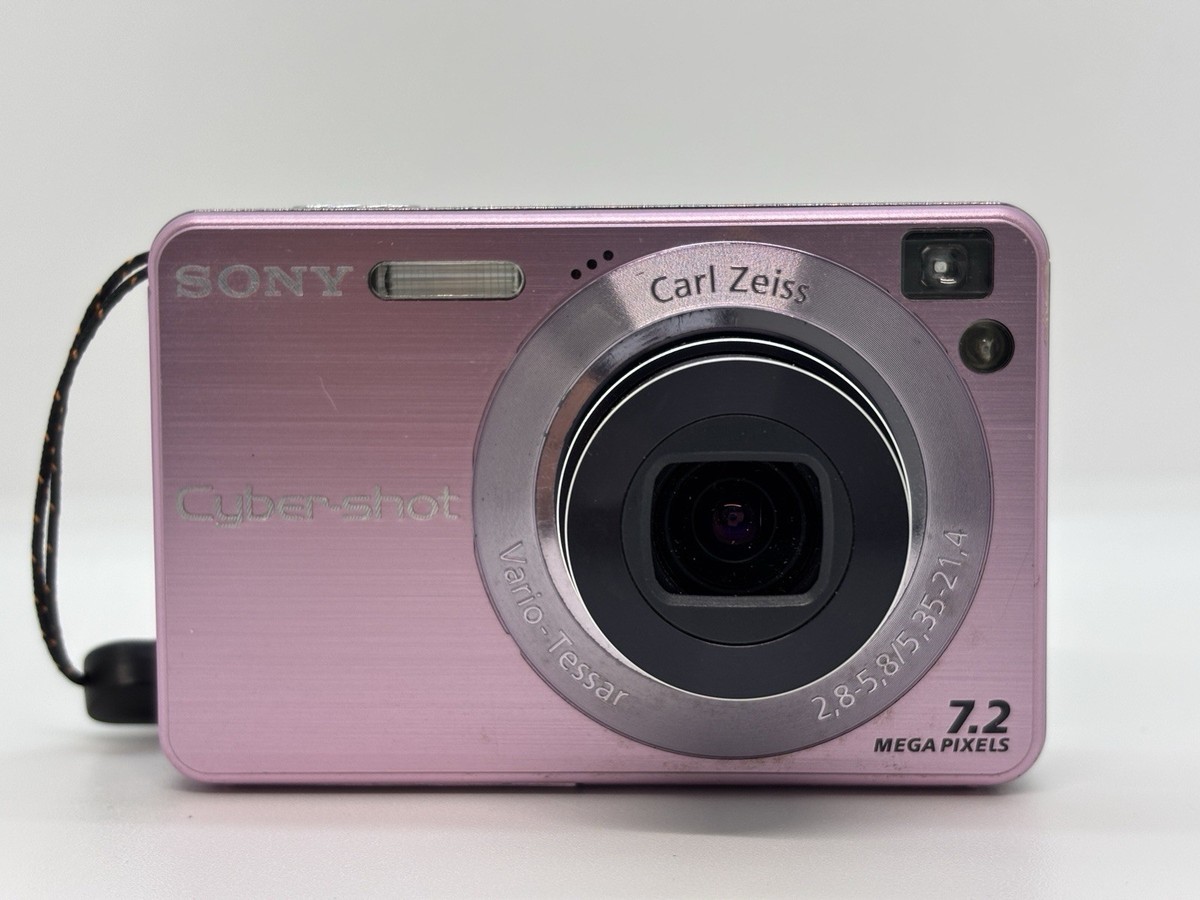 Sony Cyber Shot DSC-W120 Pink 7.2MP 4x Zoom Compact Digital Camera