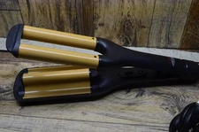 CHI Ceramic Triple Waver Iron, Curling Iron Creates Long-Lasting Frizz-Free, Wav