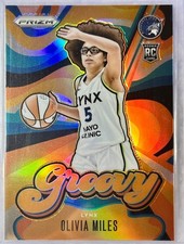 2026 WNBA Panini Prizm Orange 🟠 Groovy #69 Lynx /75 OLIVIA MILES 🏀 RC 🔥 SP