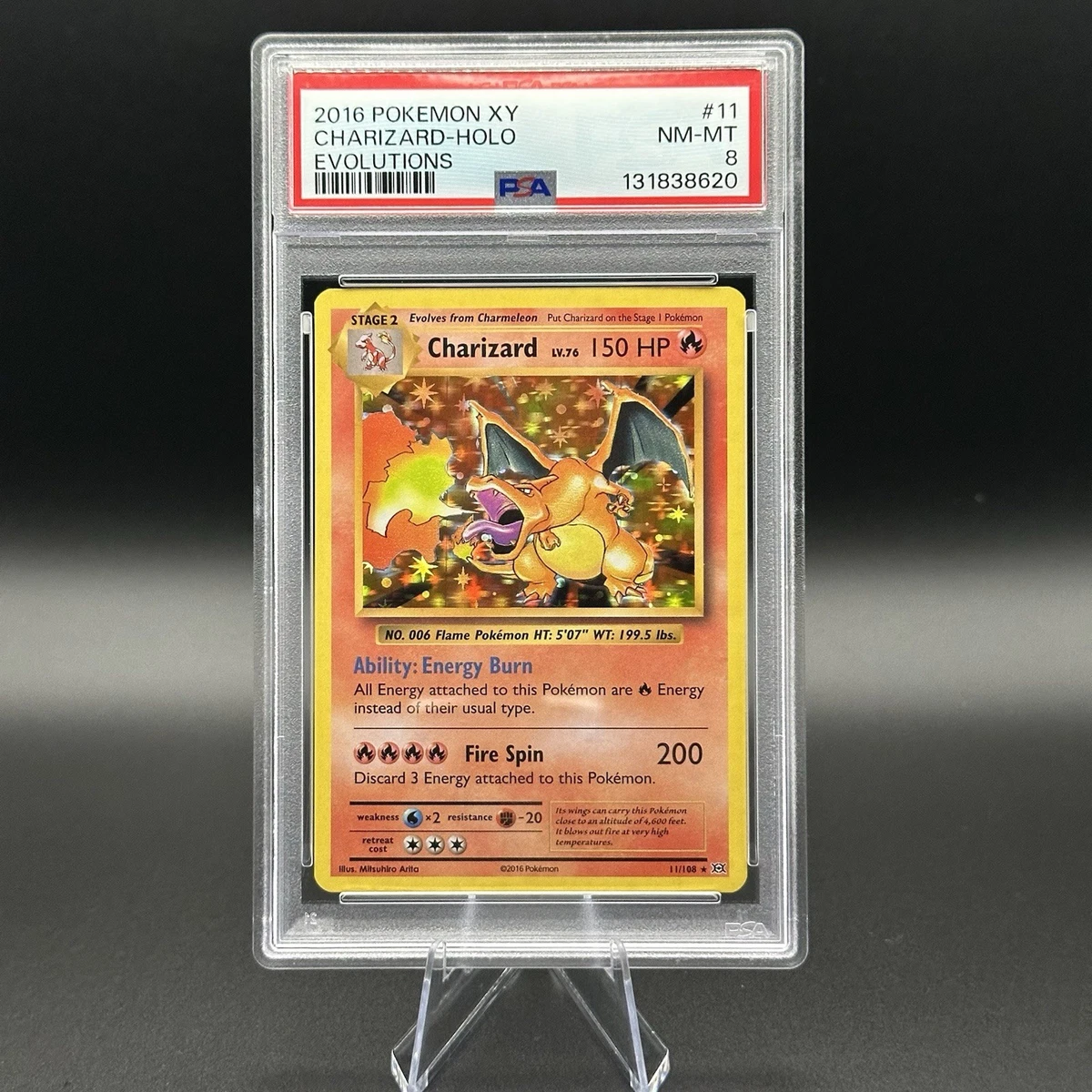 Charizard Pokémon TCG Evolutions Holo Rare Individual Collectible