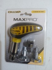 Champ Max Pro Golf Spike Schraubenschlüssel Umschaltknarre mit 3 Bits