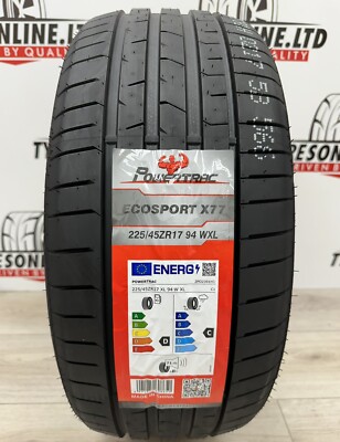 1 X 225 45 17 POWERTRAC ECOSPORT 225/45ZR17 94W XL BRAND NEW TYRE DOT ...