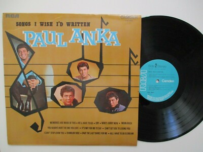 LP - PAUL ANKA - SONGS I WISH I'D WRITTEN '' WASHED ''