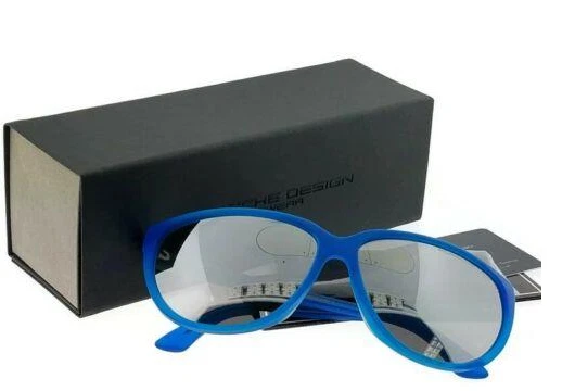 Nuevo Porsche Design P 8588 P8588 E Gato Azul Ojo de Gato Para Mujer Gafas de Sol Italia Foto 4 de 4