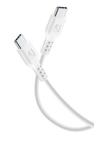 Power Data Cable 2 M Usb Typ-C/ Typ-C White (60187)