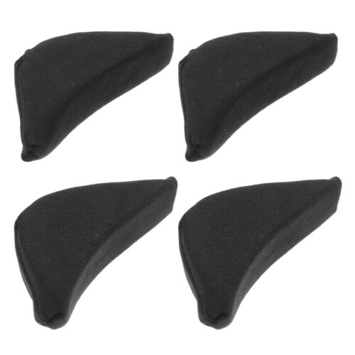 Shoe Inserts for Big Shoes 2 Pairs Black Sponge Filler Toe Plug Washable