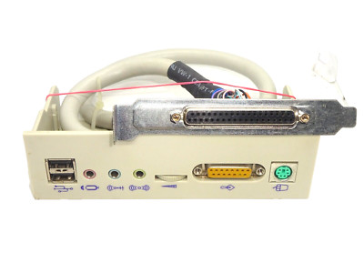 ACE-112C/D RETRO MEDIA FRINT PANEL USB AUDIO MIC GAMEPORT PS/2 VOLUME #GK11360