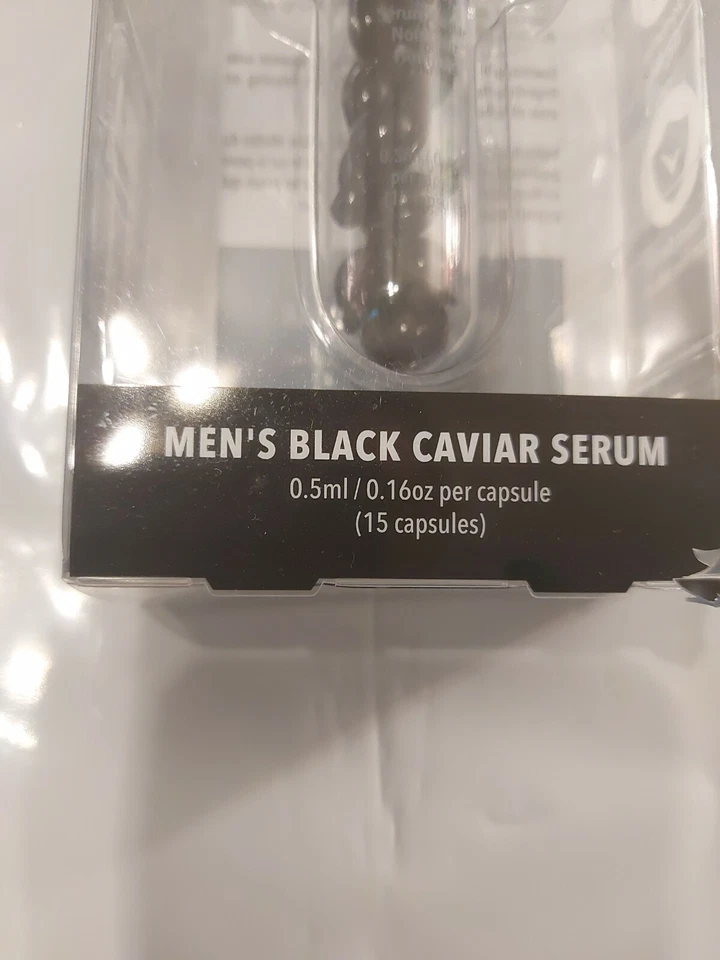 Новая мужская сыворотка для черной икры Vivo Per Lei Allure 15 капсул бесплатная доставка для лица - Изображение 3 из 4