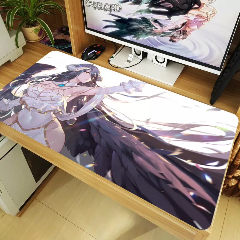  Anime Mouse pad Gaming Mouse pad Compatible Overlord Mouse pad  Large Mouse Pad Stitched Edge Mousepad Non Slip Rubber Base  (style19,60×35cm) : Office Products